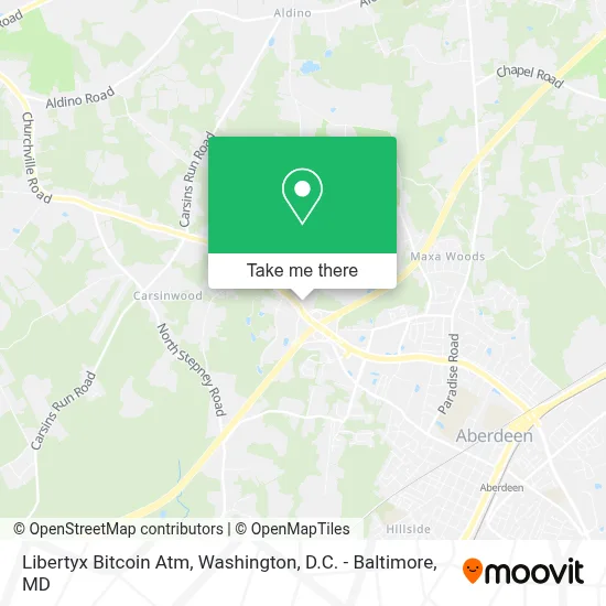 Libertyx Bitcoin Atm map
