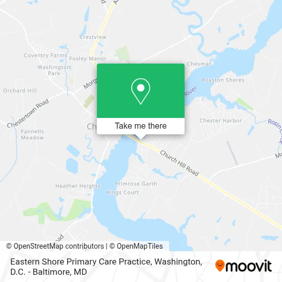 Eastern Shore Primary Care Practice map