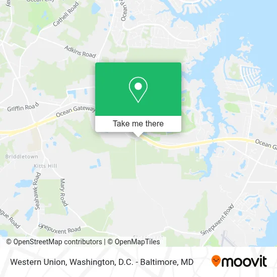 Western Union map