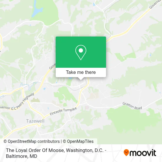 The Loyal Order Of Moose map