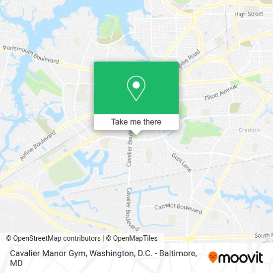 Cavalier Manor Gym map