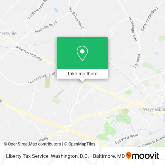 Liberty Tax Service map