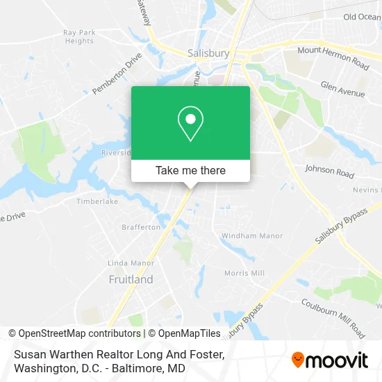 Susan Warthen Realtor Long And Foster map