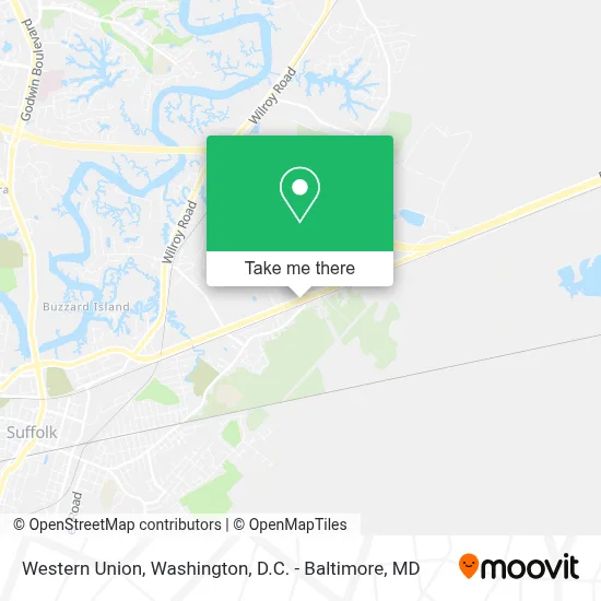 Western Union map