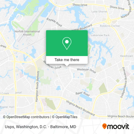 Usps map