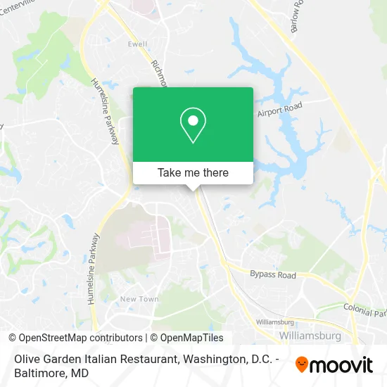 Olive Garden Italian Restaurant map