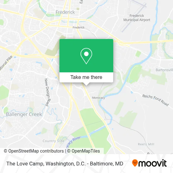The Love Camp map