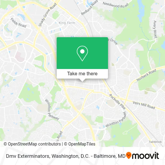 Dmv Exterminators map