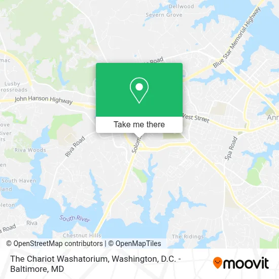 The Chariot Washatorium map