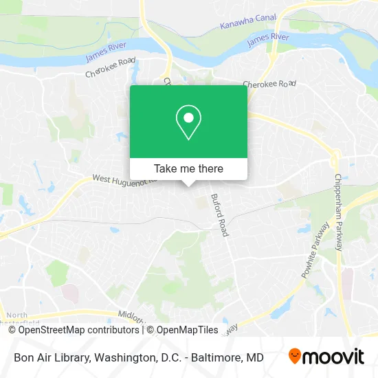 Bon Air Library map