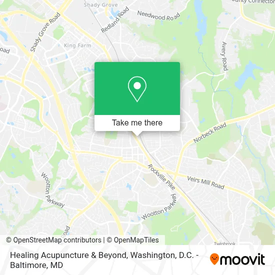 Healing Acupuncture & Beyond map