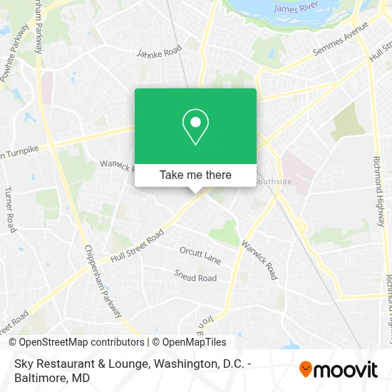 Sky Restaurant & Lounge map