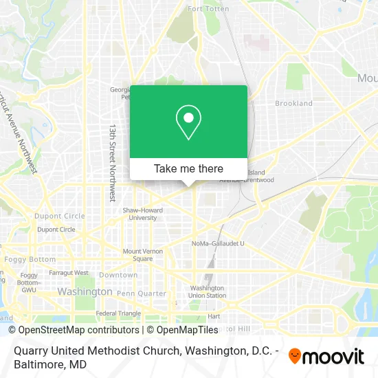 Quarry United Methodist Church map