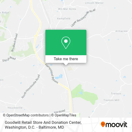 Goodwill Retail Store And Donation Center map