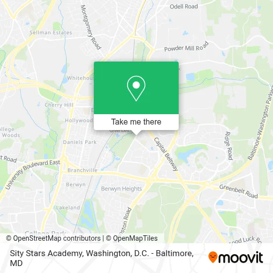 Sity Stars Academy map