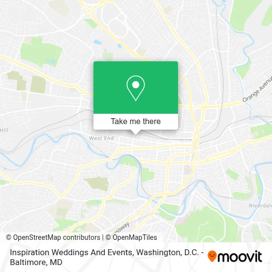 Inspiration Weddings And Events map