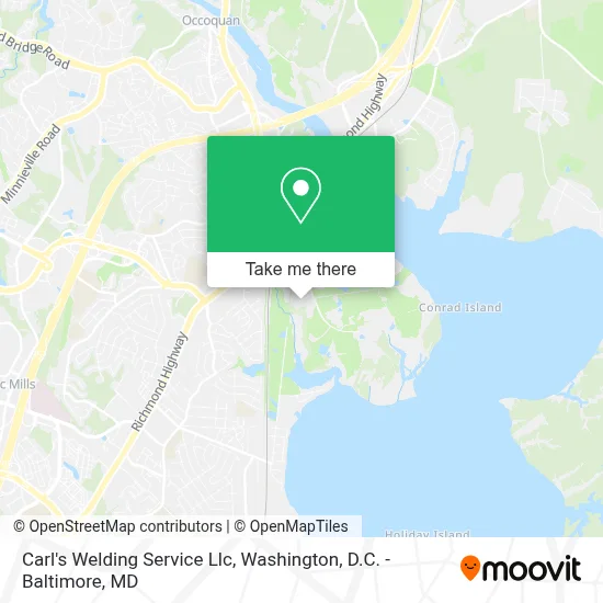 Carl's Welding Service Llc map