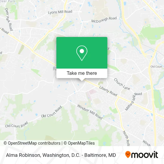 Alma Robinson map