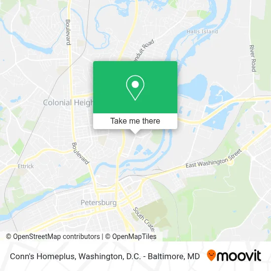 Conn's Homeplus map