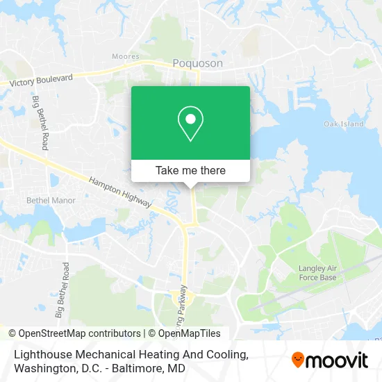 Lighthouse Mechanical Heating And Cooling map