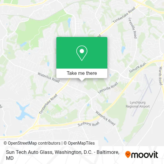 Sun Tech Auto Glass map