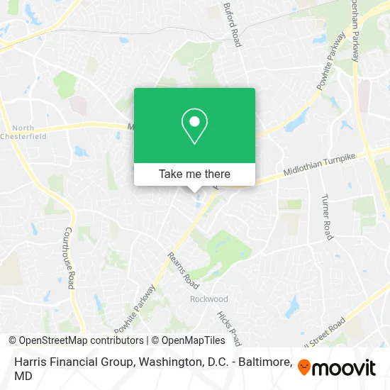 Harris Financial Group map
