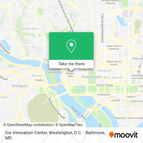 Gw Innovation Center map