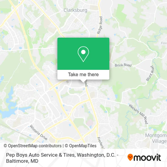 Pep Boys Auto Service & Tires map