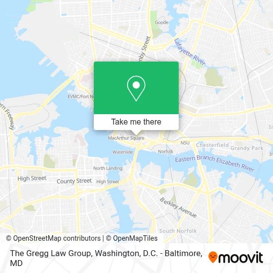 The Gregg Law Group map