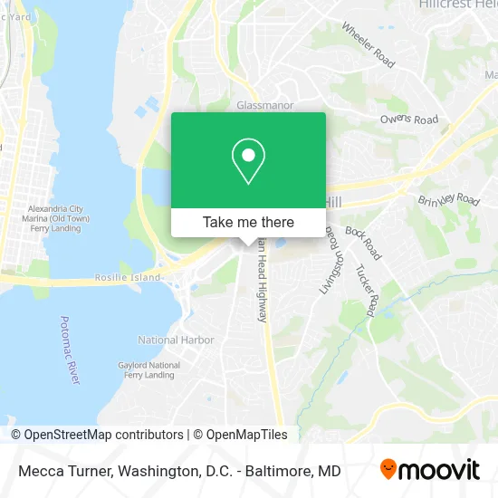 Mecca Turner map