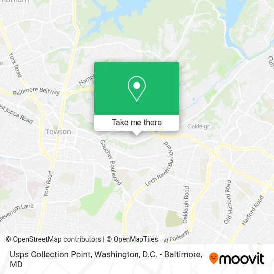 Usps Collection Point map