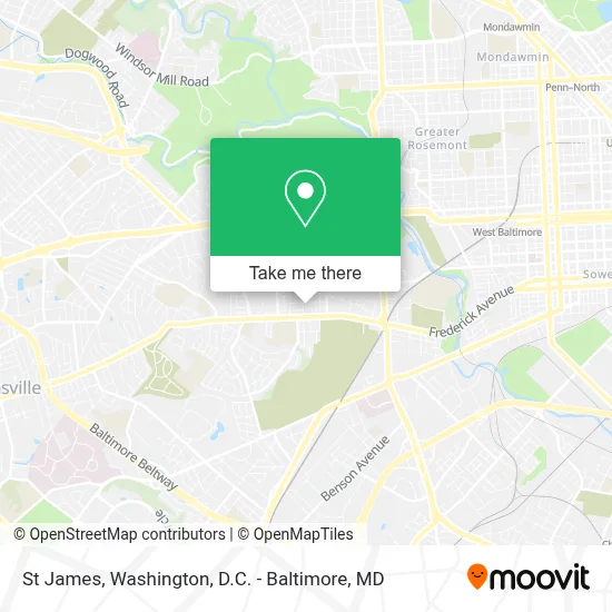 St James map