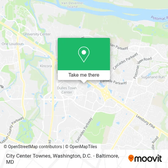 City Center Townes map