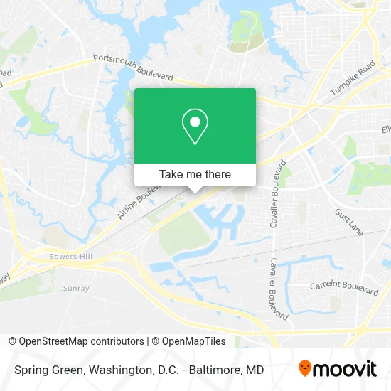 Spring Green map