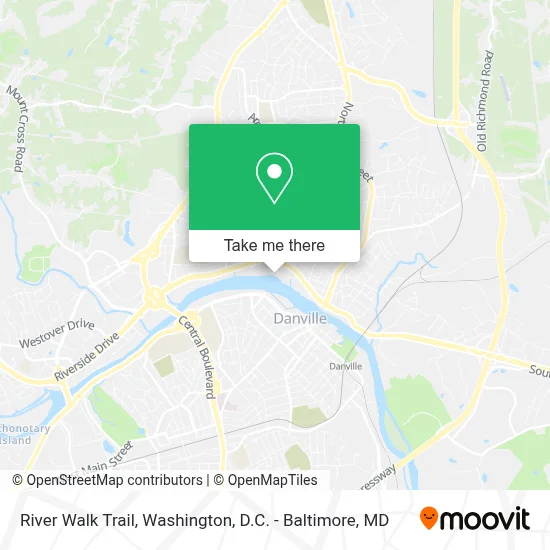 River Walk Trail map