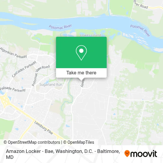 Amazon Locker - Bae map