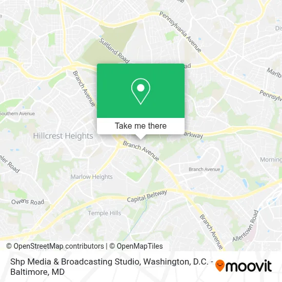 Shp Media & Broadcasting Studio map
