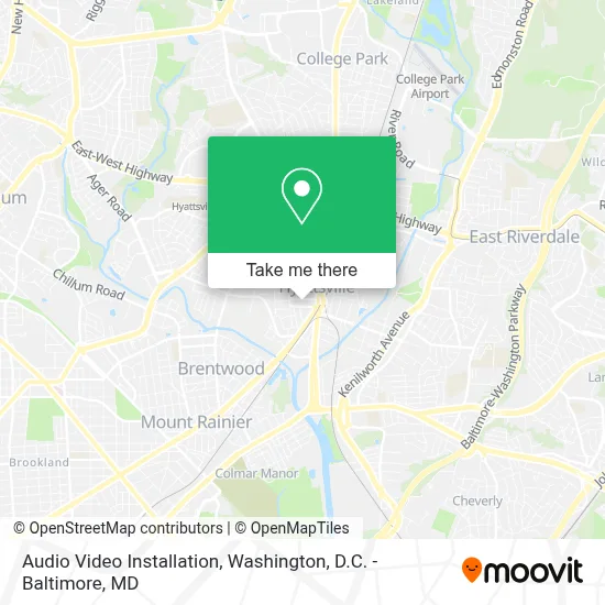 Audio Video Installation map