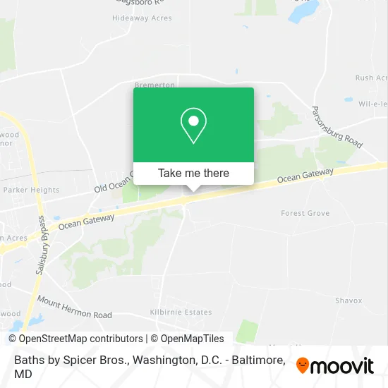 Baths by Spicer Bros. map