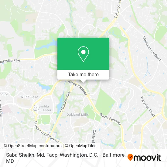 Saba Sheikh, Md, Facp map