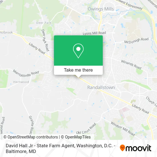 David Hall Jr - State Farm Agent map