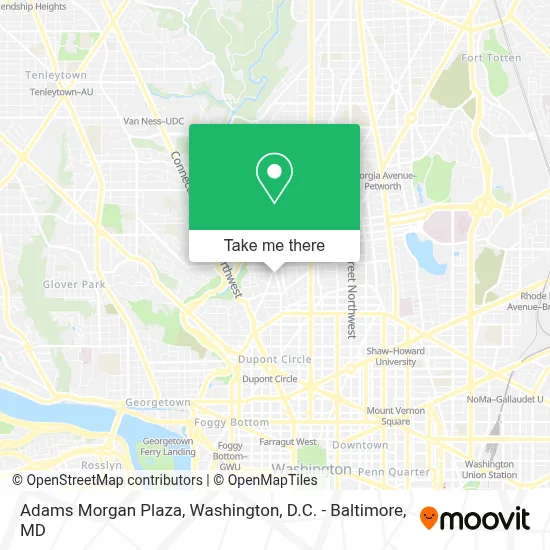 Adams Morgan Plaza map