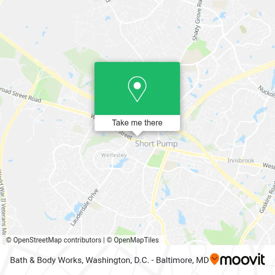 Bath & Body Works map