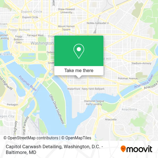 Capitol Carwash Detailing map