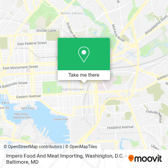 Impero Food And Meat Importing map