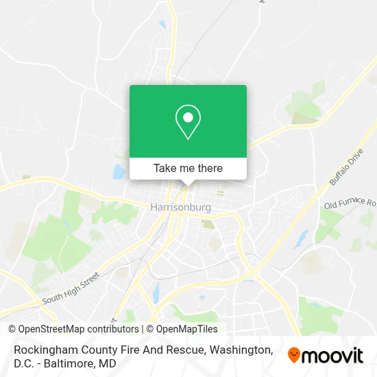 Rockingham County Fire And Rescue map