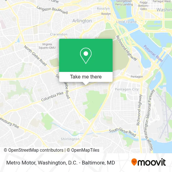 Metro Motor map