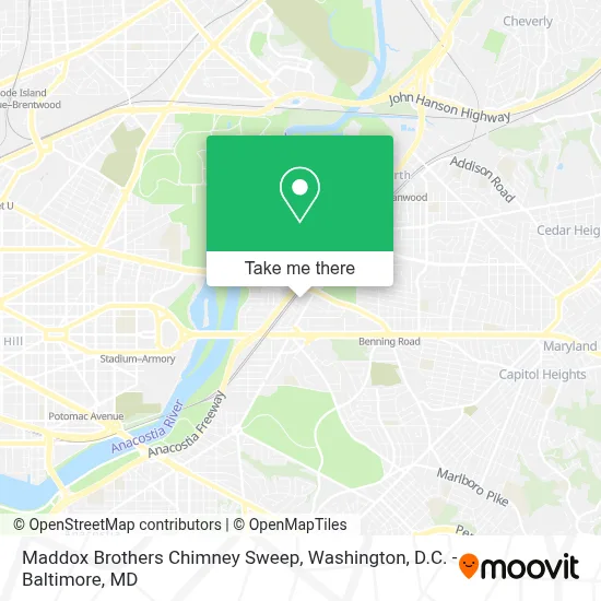 Maddox Brothers Chimney Sweep map