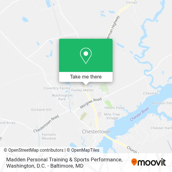 Madden Personal Training & Sports Performance map