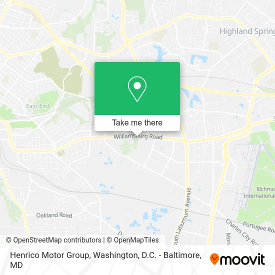 Henrico Motor Group map